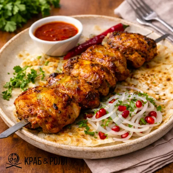 Шашлык из филе куриного бедра