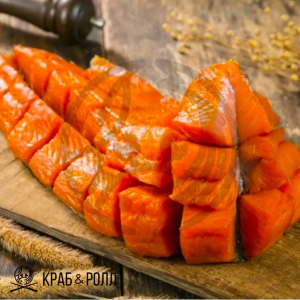 Слабосолёная юкола из форели